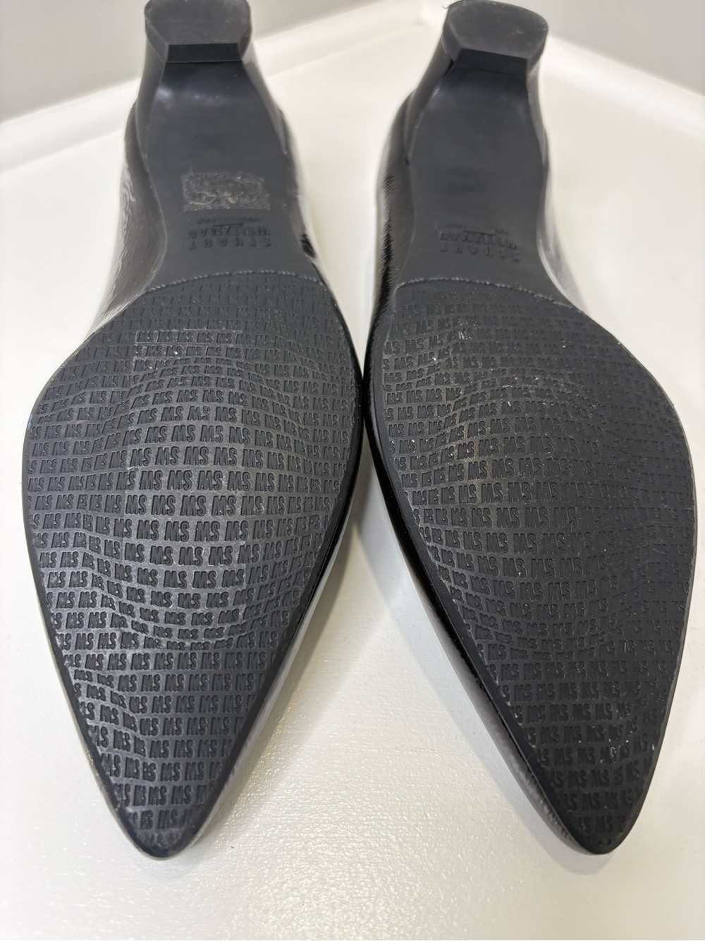 Stuart Weitzman Patent Leather Kitten Block Heel Pumps KL 93002 - Picture 11 of 11
